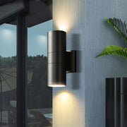 black gray up down outdoor wall light 6W 10W 20W 30W 36W porch garden waterproof home lighting outdoor   aluminum lamp body