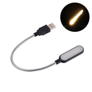 USB Book Light Portable Mini Night Light Flexible Bendable Reading Light for Table Lamp PC Computer Laptop Notebook