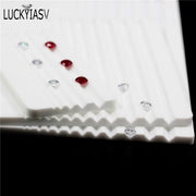 Ultra White Diamond Gemstone Sorting Color Grade Tray Grooved Plastic Tray Professional Gemological Tools