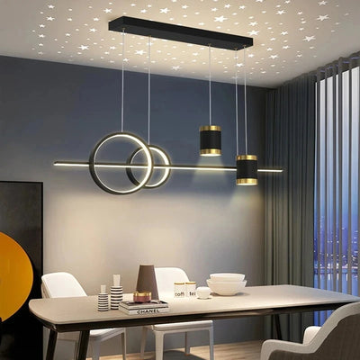 Nordic Restaurant Pendant Lights LED Dining Table Kitchen Chandelier Modern Minimalist Hotel Bar Cafe Lustre Home Indoor Lamps