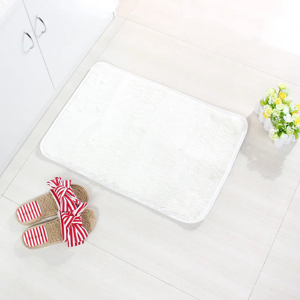 Home Fluffy Soft Bedroom Rug Non-Slip Carpet Plush Thick For Girls Kids Nursery Home Kitchen Bathroom Decor 40X60cm Accessories