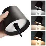 Wireless Touch Control Bottle Table Lamp with 3 Colors & Stepless Dimming, Ideal for Bar, Wine Bottle Decoration & Desk Lighting