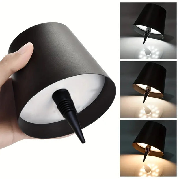 Wireless Bottle Lamp , Touch Control of 3 Colors and Stepless Dimming, Suitable for Wine Bottles, An Alternative to Wine Corks