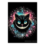 Disney Alice in Wonderland Diamond Painting Cheshire Cat Cartoon Cross Stitch Mosaic Kit Full Round/Square Drills DIY Art Decor