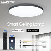 MARPOU Smart ceiling lamp led lamp for bedroom ceiling lights with Remote control Dimmable led lights for room Living room