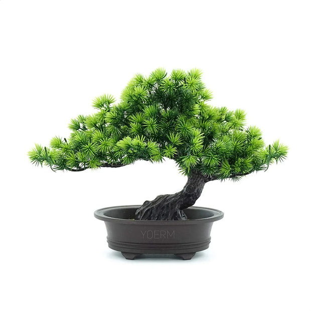 Artificial Bonsai Juniper Tree for Home Office Indoor Showcase Decor