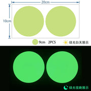 1 sheet Luminous Dots Glow Wall Sticker Fluorescent Home Kid'S Room Diy Self-Adhesive Decorative Glow In The Dark Decals