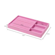 New Portable Velvet Jewelry Ring Jewelry Display Organizer Box Tray Holder Earring Jewelry Storage Case Showcase Wholesale