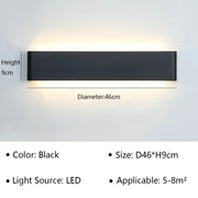 Modern LED Wall Lamp for Bedside Living Room Stairs Aisle Bathroom Home Decorations Wall Sconce Indoor Lighting Fixture Luster