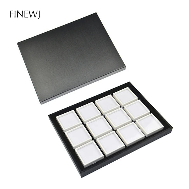 Wholesale Jewelry Gem Display Box Case Loose Diamond Storage Tool Coin Jar Show Tray Gem Pot Gemstone Organizer Holder Container