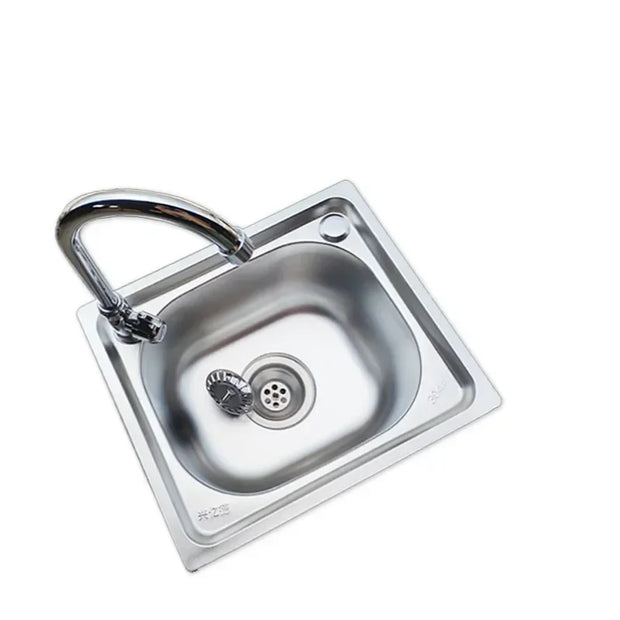 1.1mm Best Thickened Sink 304 Stainless Steel Kitchen Single Large Slot Set