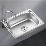 Kitchen sink Handmade stainless steel single bowl sink above counter or wall mounted vegetable Wash basin set mx4221950