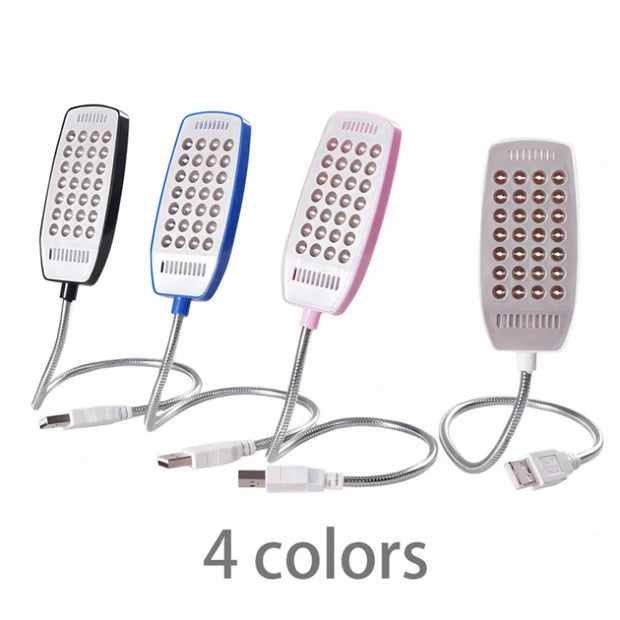 28 LEDs Super Bright Book Light DC 5V USB Reading Night Lights Flexible Table Lamp For Power Bank Laptop Notebook PC Computer