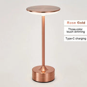 Wireless LED Table Lamp Touch Sensor Desktop Night Light  USB Rechargeabl Portable Bedroom Night Light Reading Lamps Decor Light