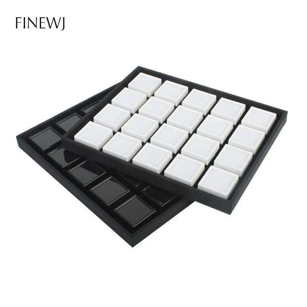 Wholesale Jewelry Gem Display Box Case Loose Diamond Storage Tool Coin Jar Show Tray Gem Pot Gemstone Organizer Holder Container