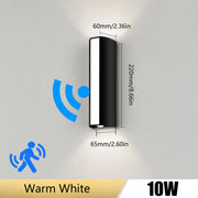 LED Wall Lamp Light 10W AC85-265V IP66 Waterproof Radar Sensor Suitable For Home Outdoor Indoor Decoration Exterior Garden