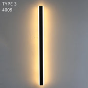 Waterproof Outdoor Long LED Wall Lamp IP65 Aluminum Wall Light Garden Porch Sconce Light 110V 220V Sconce Luminaire Outdoor Lamp