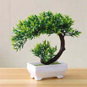 New Green Artificial Plants Bonsai Small Tree Grass Flower Potted Bonsai  Halloween  hause decoration Wedding Home Office Decor