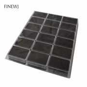 Wholesle 18pcs/lot 5.7x3.7cm Loose Diamond Display Box Plastic Gemstone Storage Box Gem Packaging Box for Gems Display Tray Case