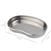 Stainless Steel Storage Tray Food Fruit Plate Dish Tableware Doctor Surgical Dental Tray Kitchen Accessories Desktop Organizer