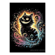 Disney Alice in Wonderland Diamond Painting Cheshire Cat Cartoon Cross Stitch Mosaic Kit Full Round/Square Drills DIY Art Decor