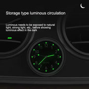 Car Clock Luminous Mini Watch Auto Dashboard Internal Stick-On Digital Watch Mechanics Quartz Clocks Car Ornament Accessories