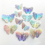 12Pcs Fashion 3D Hollow Butterfly Creative Wall Sticker For DIY Wall Stickers Modern Wall Art Home Decorations DIY Gift