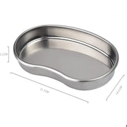 Stainless Steel Storage Tray Food Fruit Plate Dish Tableware Doctor Surgical Dental Tray Kitchen Accessories Desktop Organizer