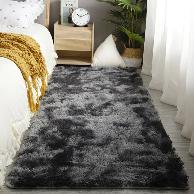 Plush Area Rug Bedroom Carpet Super Soft Foot Bedside Mat Fuzzy Children Carpet Prayer Rugs Living Room Rug Room Decoration