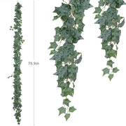 2M Ivy Green Fake Leaves Garland Plant Vine Foliage Home Decor Plastic Rattan String Wall Decoration Artificial Plants