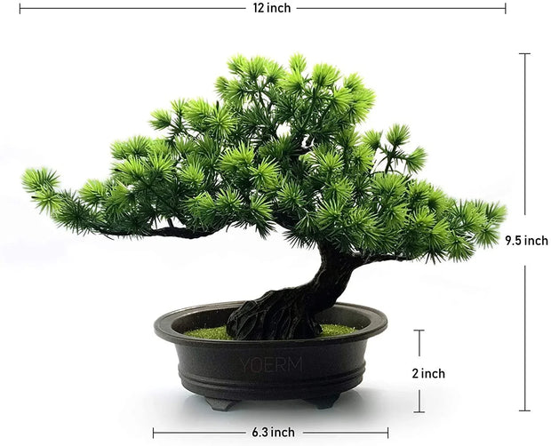 Artificial Bonsai Juniper Tree for Home Office Indoor Showcase Decor