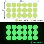 1 sheet Luminous Dots Glow Wall Sticker Fluorescent Home Kid'S Room Diy Self-Adhesive Decorative Glow In The Dark Decals