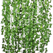 Artificial Green Leaves Ivy Vine Garland Creeper Rattan Fake Leaf Plants Hanging Garlands for Garden Wedding Party Home Decor