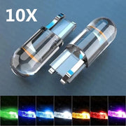 Super Bright 10pcs T10 W5W 194 LED  Lights Automotive Cob Car Signal Lamps Bulb Lighting Accessories 6000K Wedge License Plate