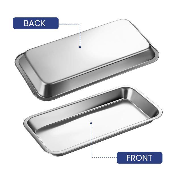 1PCS Stainless Steel Medical Surgical Dental Dish Environmental Convenient Useful Popular Tray Lab Instrument Tools Storage