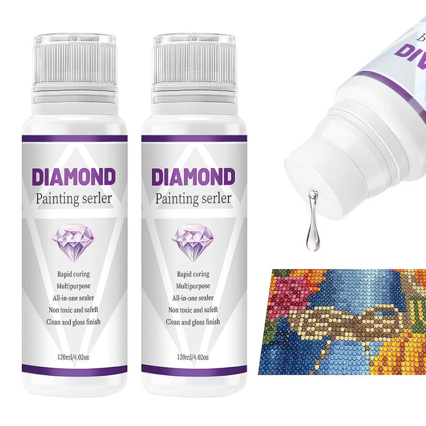 5d Diamond Painting Art Glue Permanent Hold Shine Effect Puzzle Sealer Sticky Diamond Embroidery Mosaic Glue Gel Accessories