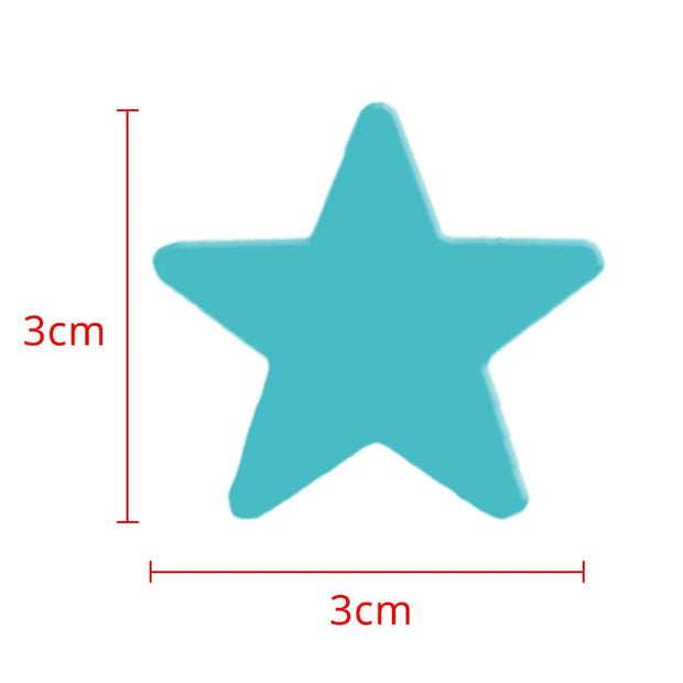 50X Glowing 3D Stars Glow in Dark on Wall Stickers Kids Baby Room Bedrooms Ceilings Home Decor Fluorescent Pentagram Wall Paper