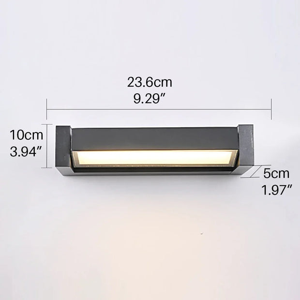 LED Lights Outdoor Porch Light Sconces Exterior Wall Light Fixtures Waterproof Lamp for Home Decoration Patio Doorway Wall Lamp