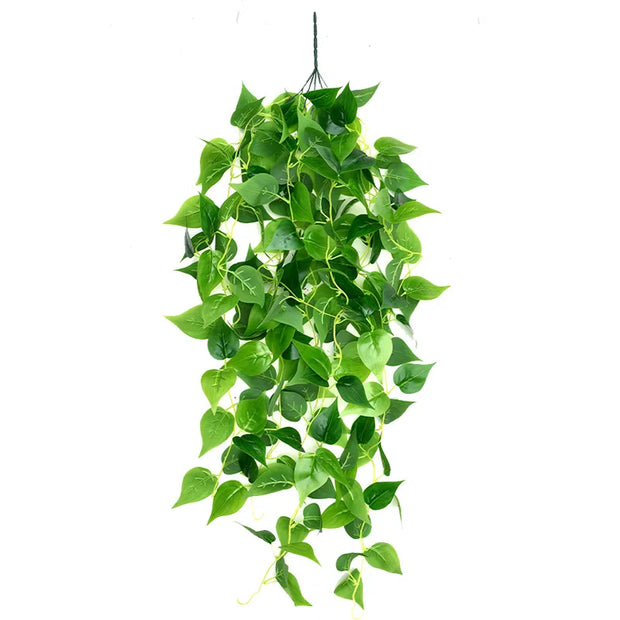 Artificial Hanging Plant Fake Ivy Leaves Vine 105cm/41in Clover Plant Greenery for Window Porch Garden Pot Indoor Outdoor Decor