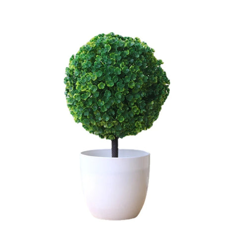 1pc Artificial Plants Bonsai Small Tree Simulation Plants Fake Flowers Table Potted Ornaments Home Decoration Hotel Garden Decor