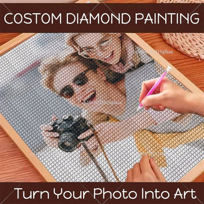 DIY Custom Photo 5D Diamond Painting Kit For Adults Full Drill Rhinestones Customized Diamond Art Embroidery Mosaic Cross Stitch