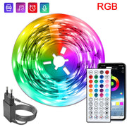 Led Strip Lights 10m 20m 30m 40m Music Sync RGB Tape Led Lights Room Decor Flexible Ribbon for Home Room Bedroom Decoration