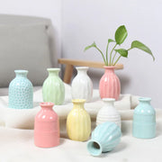 Unique Ceramic Mini Flower Vase Home Garden Decoration Planter Pot Cute Flowerpot Planter Desktop Vase Home Office Bonsai Pot