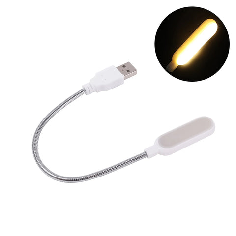 USB Book Light Portable Mini Night Light Flexible Bendable Reading Light for Table Lamp PC Computer Laptop Notebook