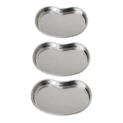 Stainless Steel Kidney Bowl Curved Trays Dental Tool Doctors Use Trays for Ideal for Surgical Medical Vet Tattooist