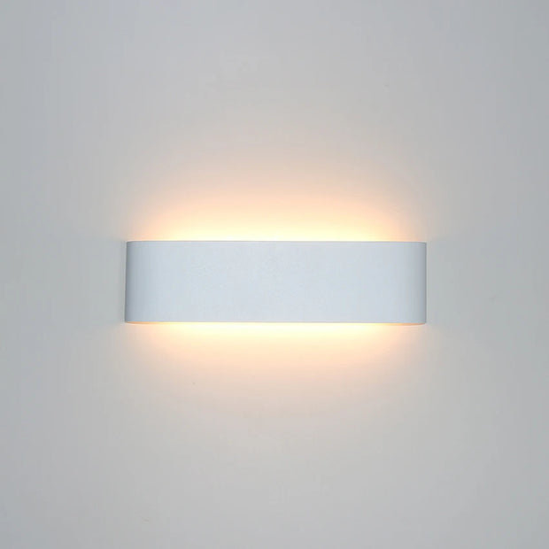 12W LED Wall Lamp Staircase Light Mirror Light Rectangle Bedroom Bedside Wall Light Indoor Sconce Fixture Living Room Decoration