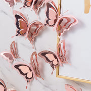 12pcs 3D Butterfly Wall Stickers Self Adhesive Butterfly Wallpaper For Home Living Room Decoration Kids Room Wall DIY Decal